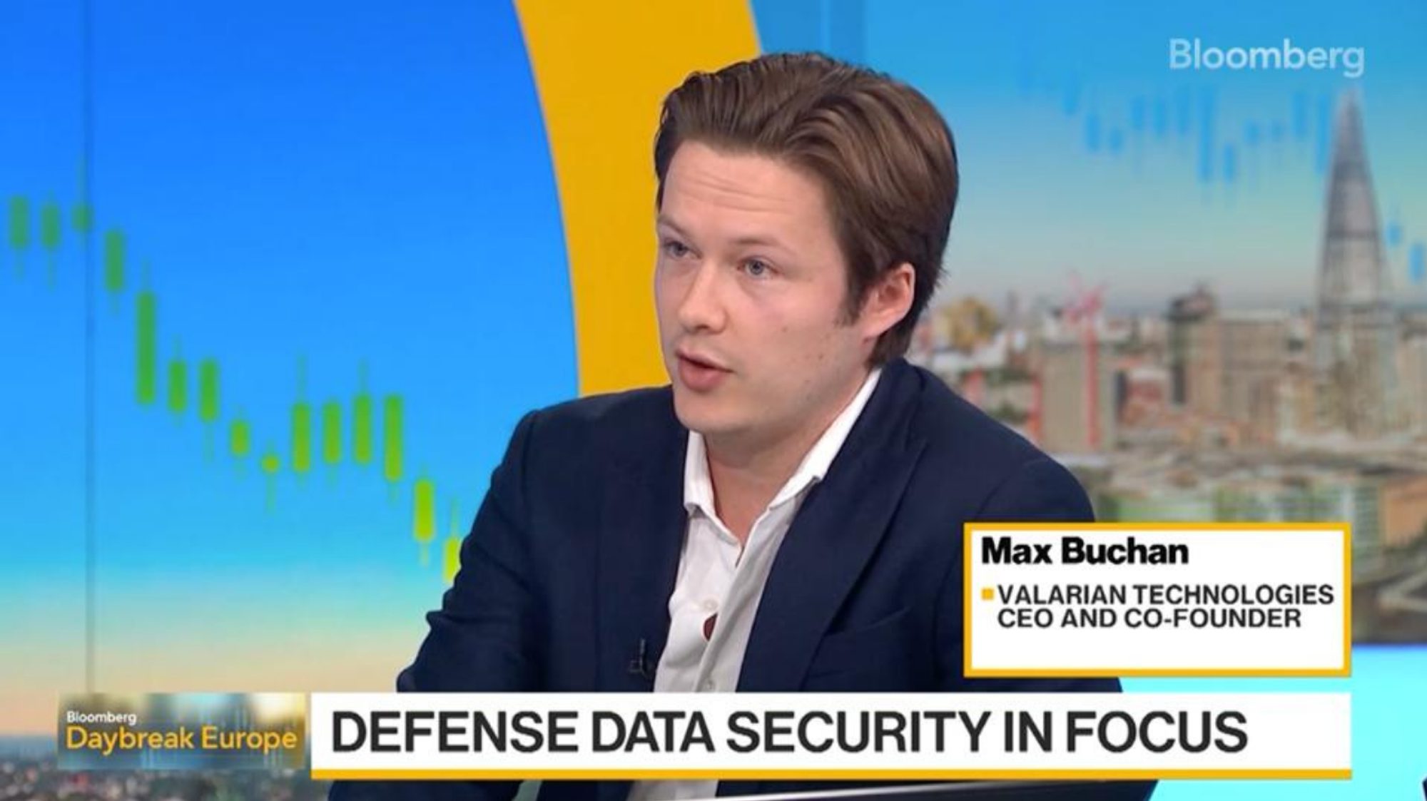 Max Buchan on Bloomberg: From Enterprise to Defence Data Security